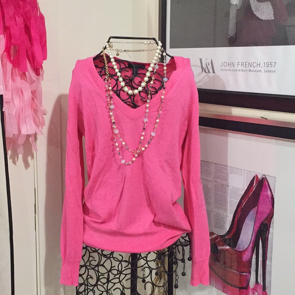 Simple pink sweater